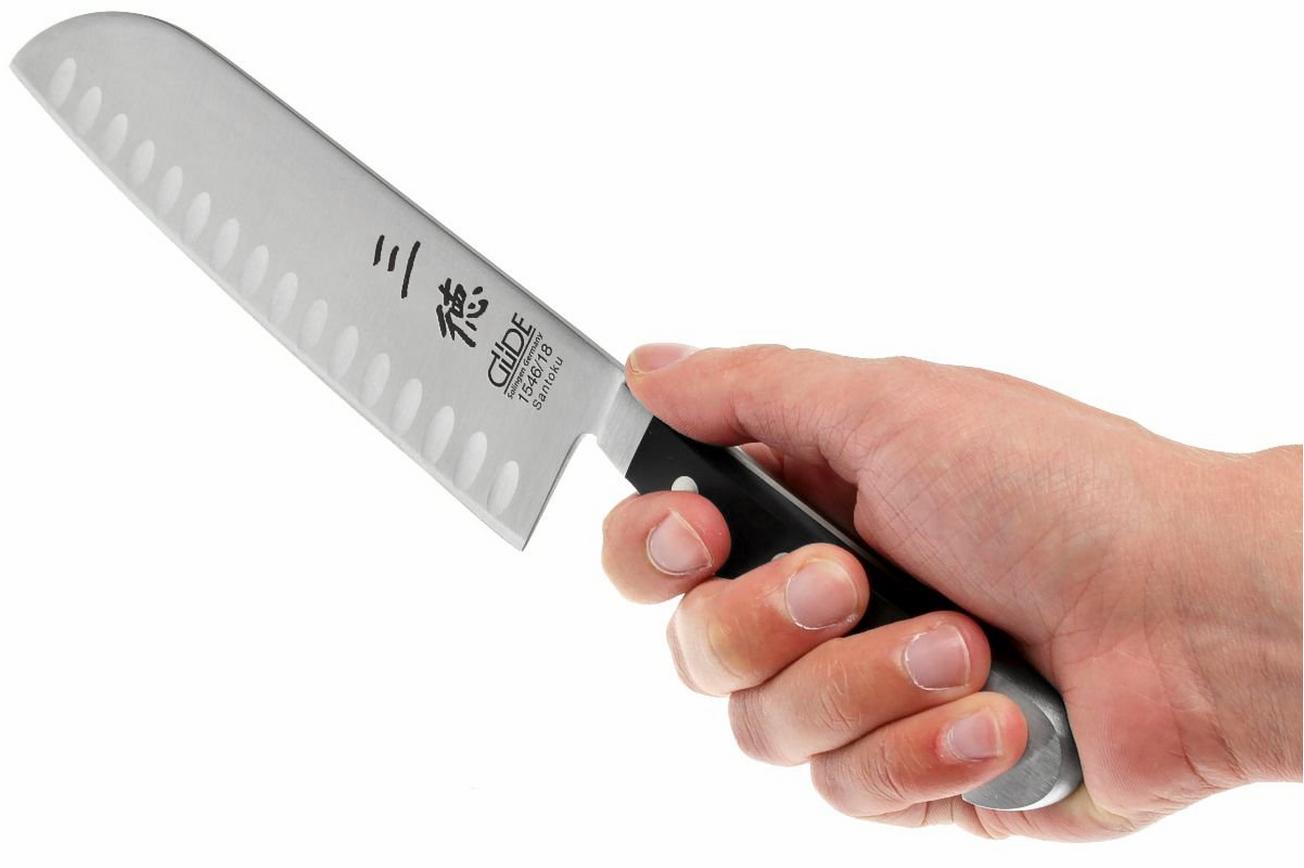 Güde Alpha santoku met kuiltjes, 1546/18