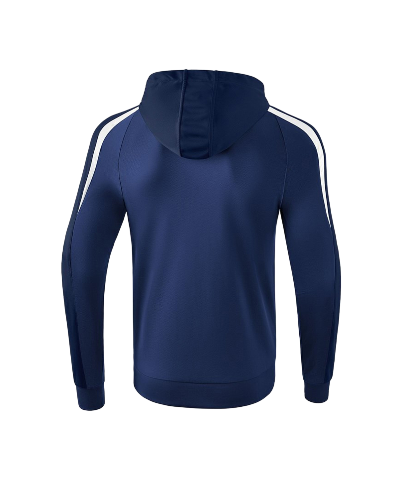 Erima Liga 2.0 Kapuzenjacke Dunkelblau Weiss