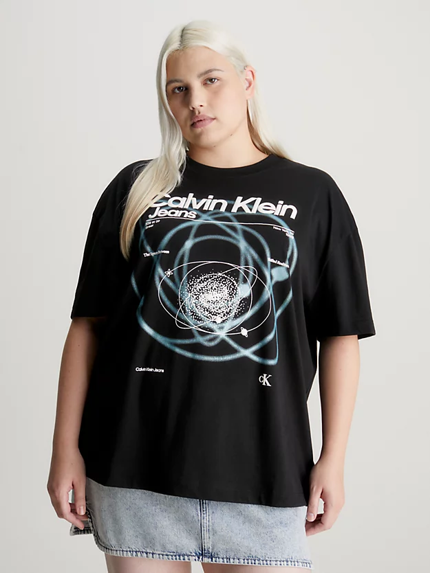 Camiseta estampada plus size