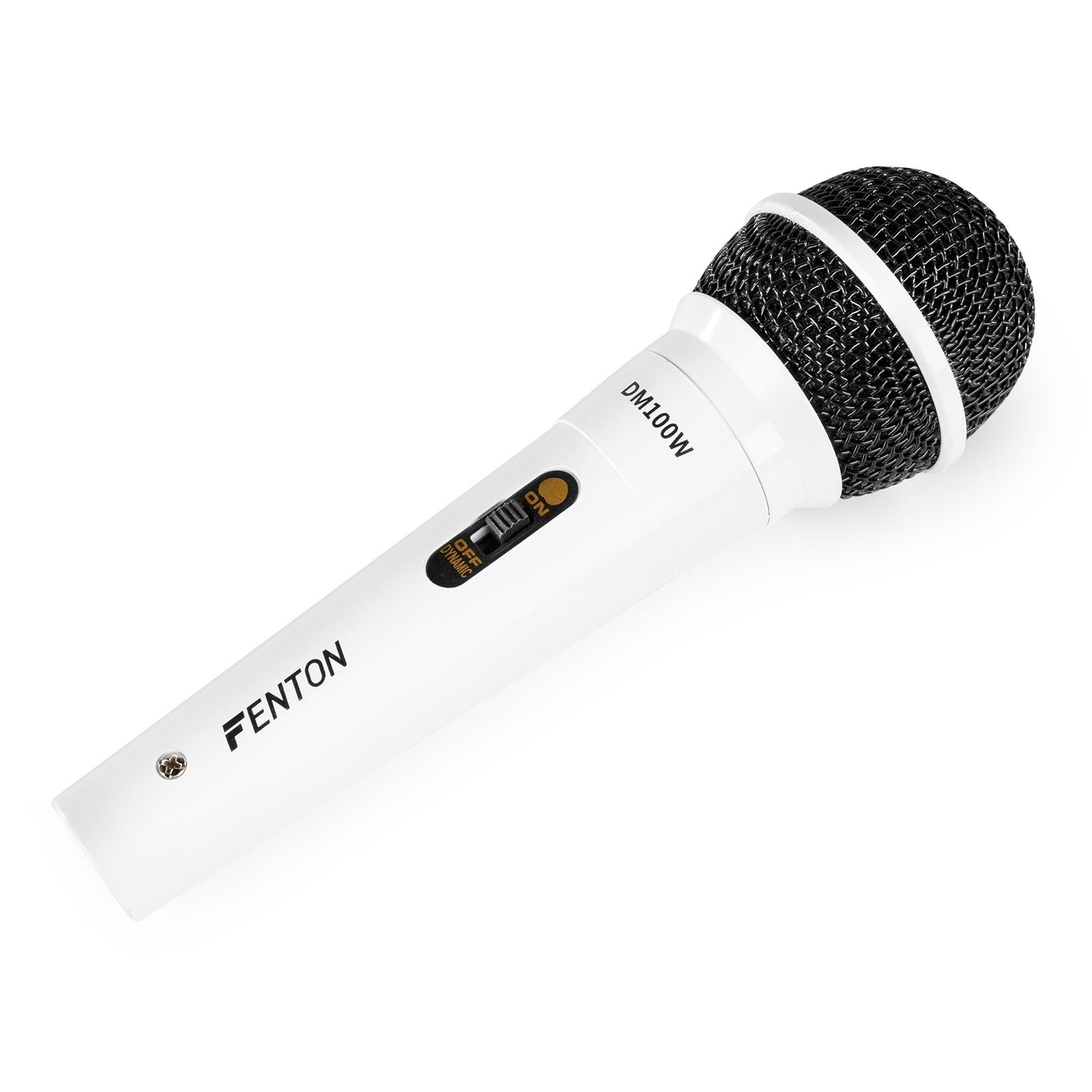Fenton DM100W dynamische zangmicrofoon wit