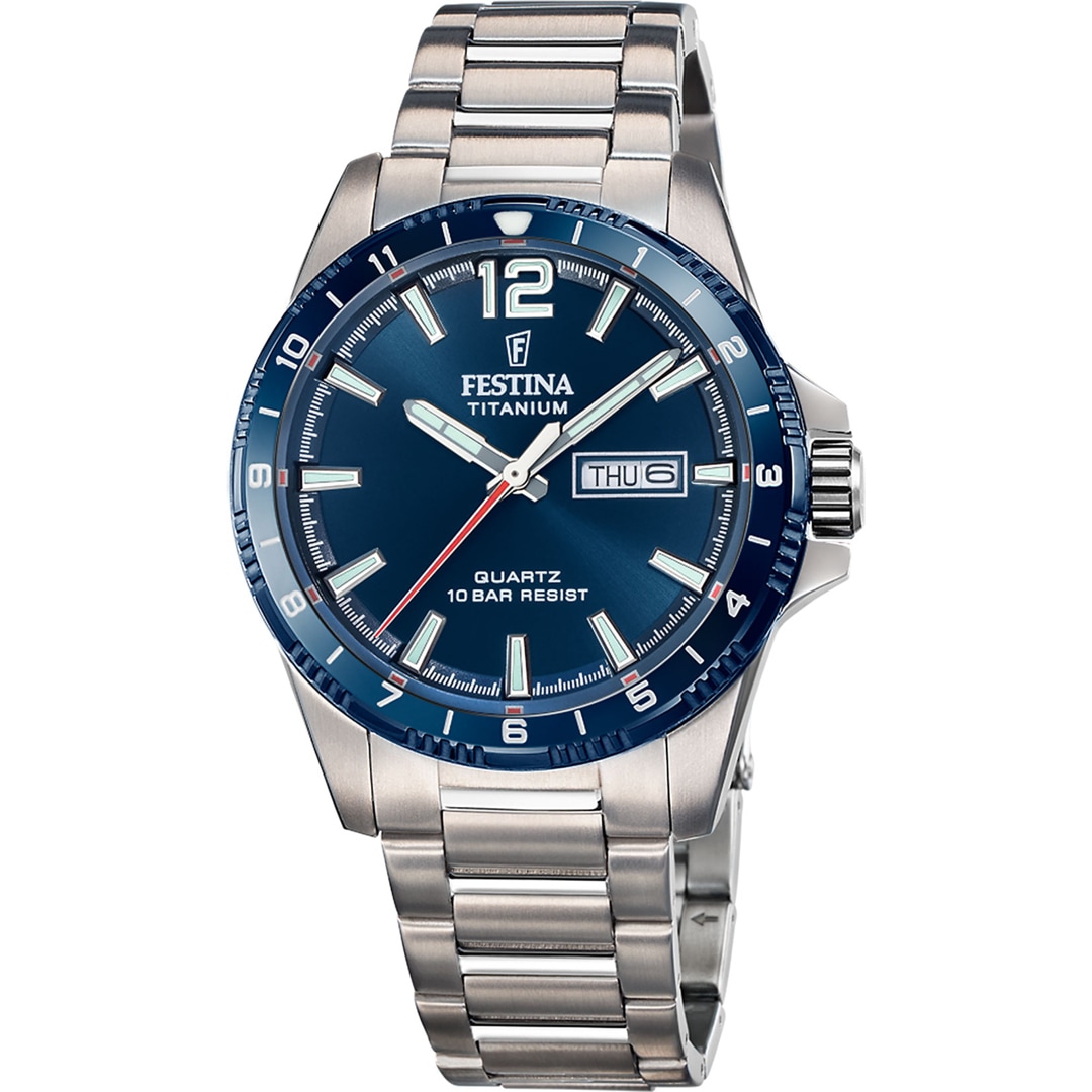 Festina Titanium Day Date 43mm