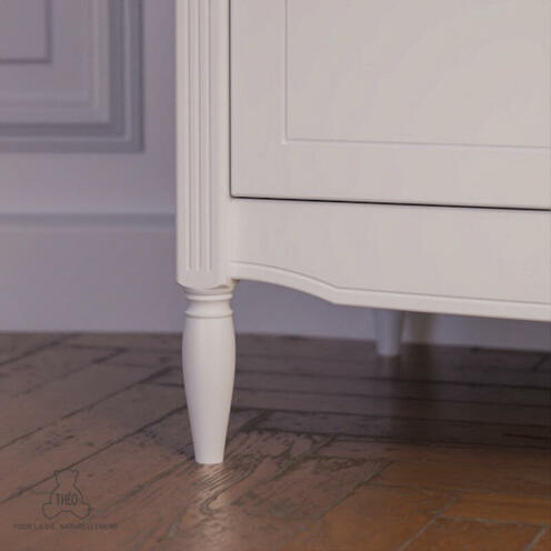 Armoire 2 portes LAFAYETTE Neige - THEO
