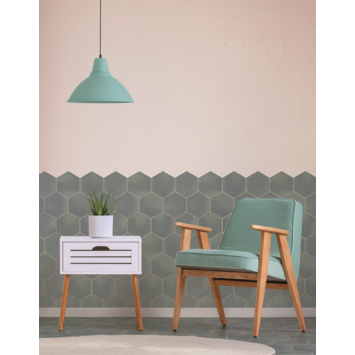 Wandtegel Odensa mint groen 14x16 cm 0,5m²