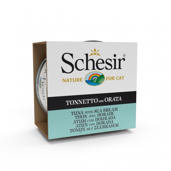 Schesir Pâtées Spécialités de la mer en gelée Adult - 14 x 85 g