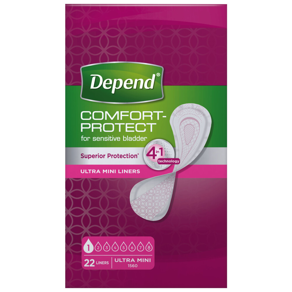 Depend Liner Ultra Mini22 stuks