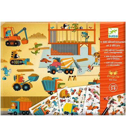 Djeco Kreatives Spielset - Bilder übertragen - Asphalt