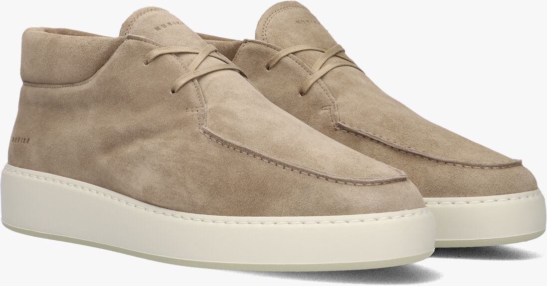 taupe nubikk veterschoenen jiro gio fur
