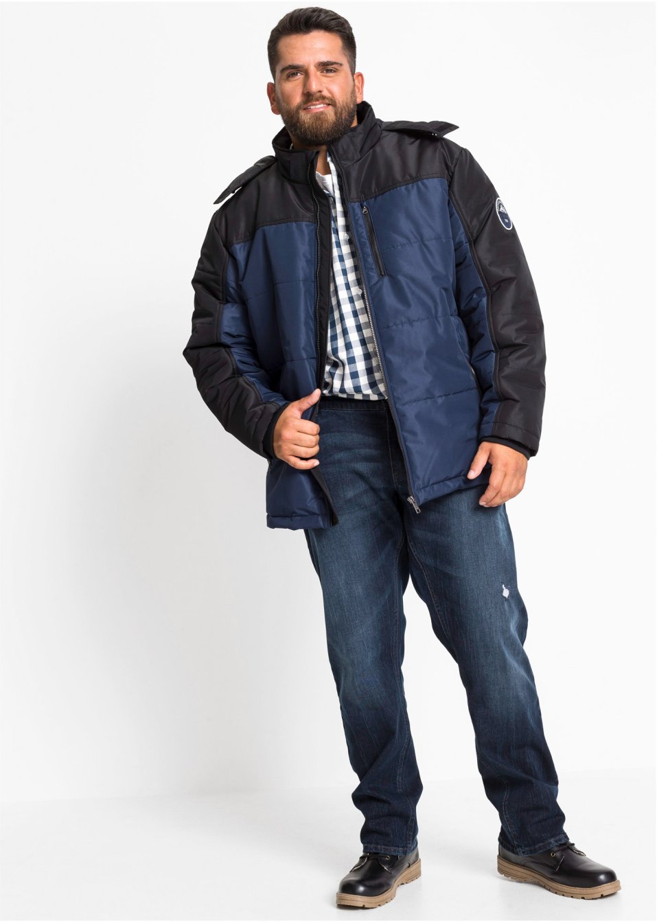 Veste matelassée coupe confort à capuche