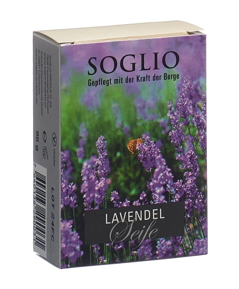 SOGLIO Lavendel-Seife<br>95 g