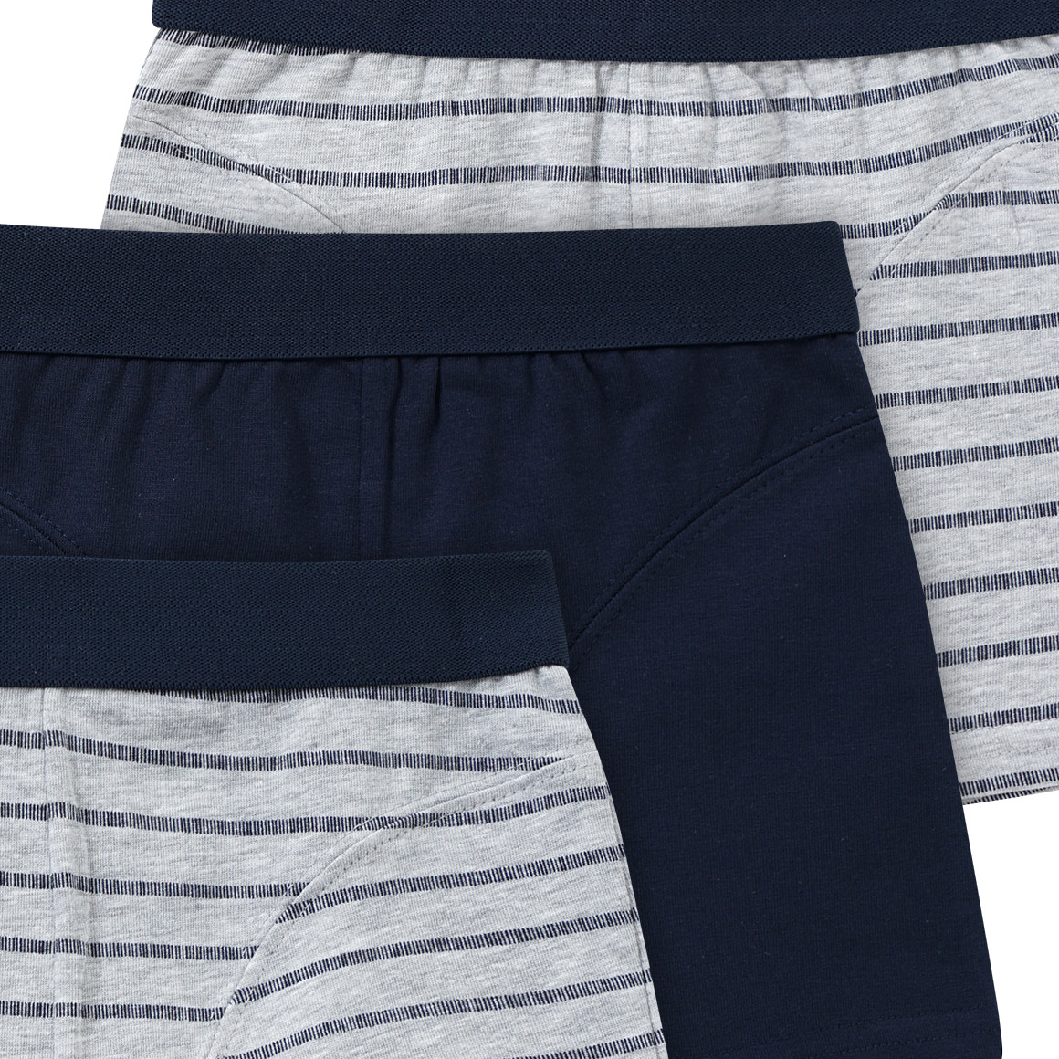 Topolino 2 Jungen Boxer im Set dunkelblau / hellgrau