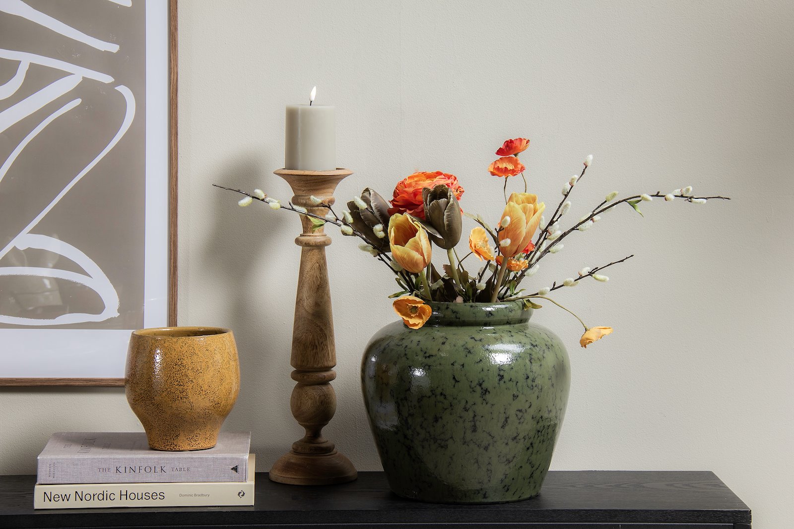 Marcia vase Grønn. H30 cm