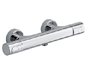 Plieger Milano douchekraan thermostatisch chroom