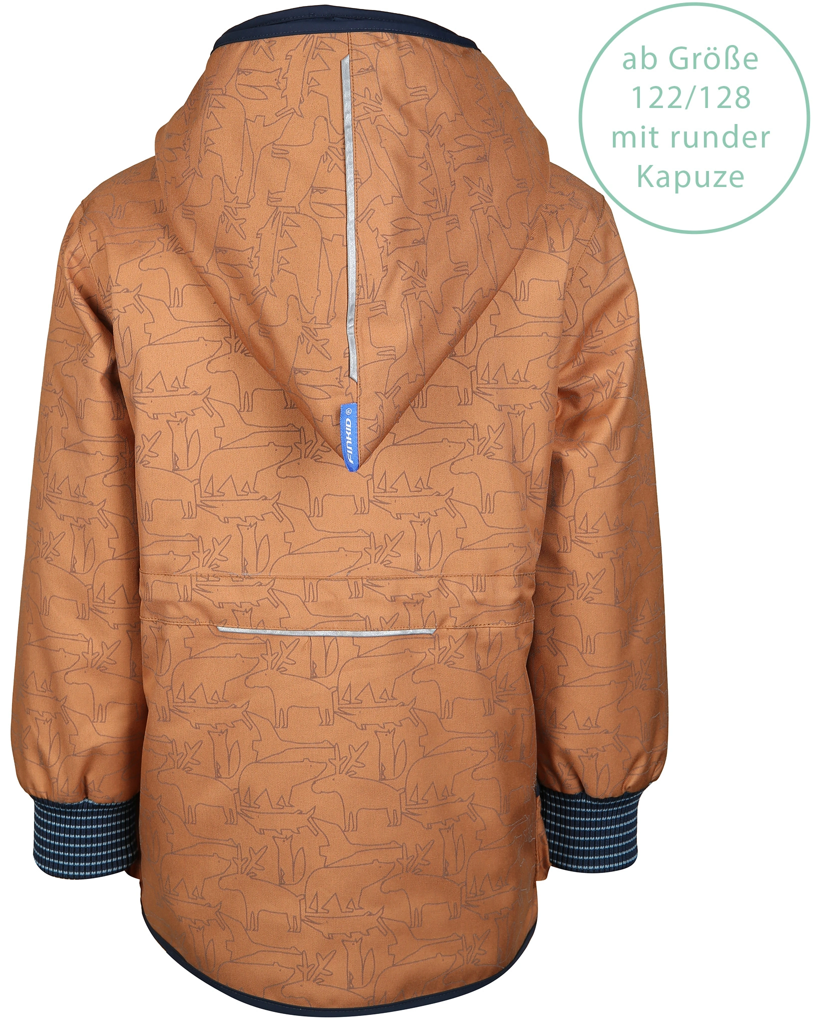 Outdoorparka 2 in 1 KAMU ICE in almond/navy