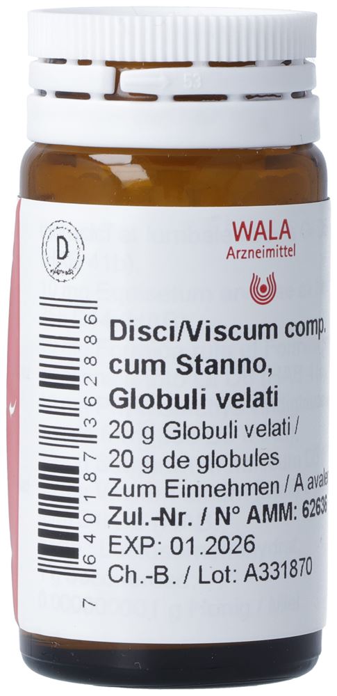 WALA Disci/Viscum comp. cum Stanno Glob 20 g