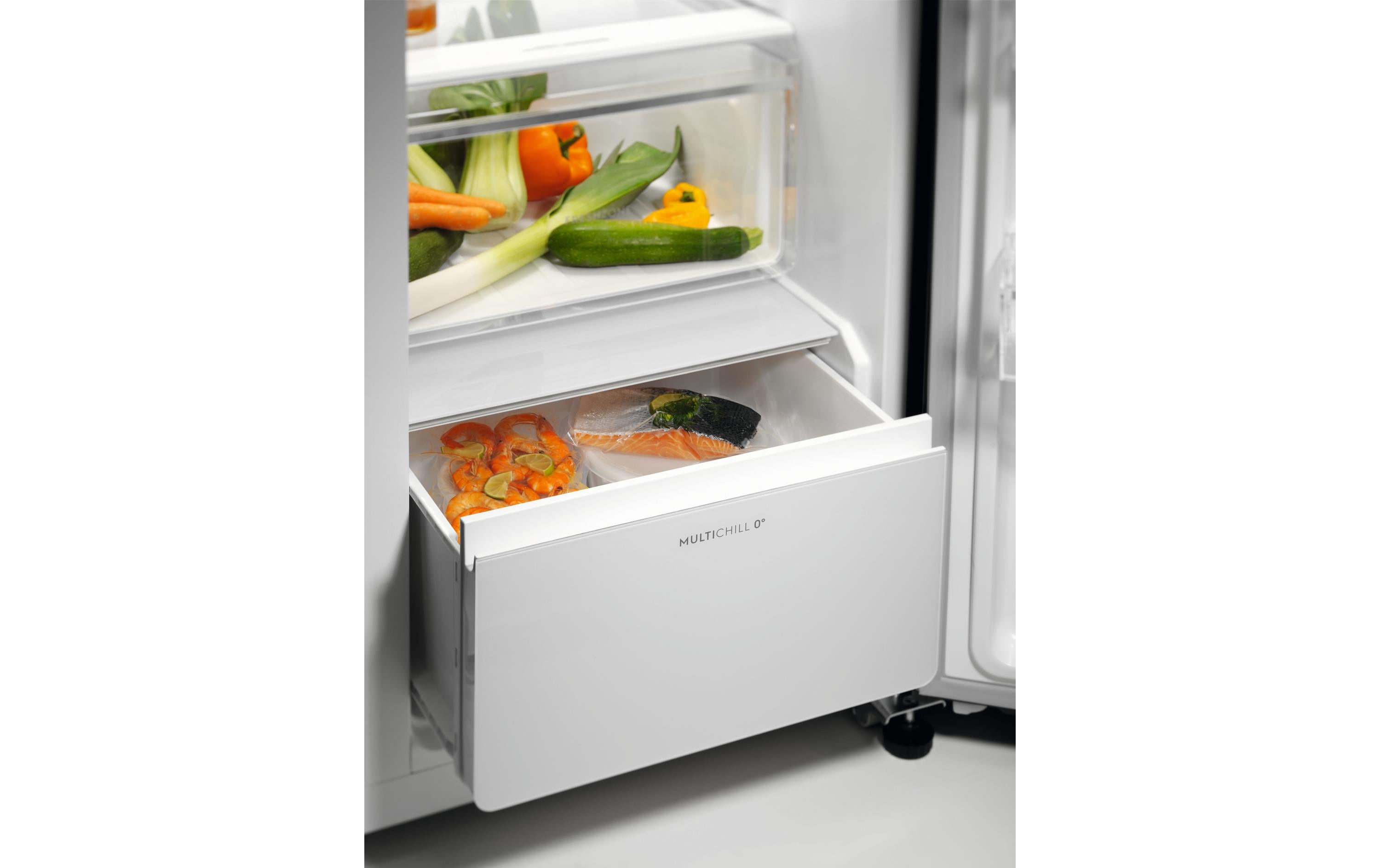 Foodcenter X Deep EAL575NWMS Schwarz<br>Side-by-Side Kühlschrank
