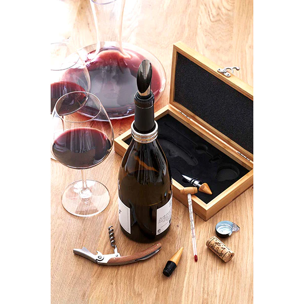 Coffret sommelier bambou 5 pièces Pradel Excellence