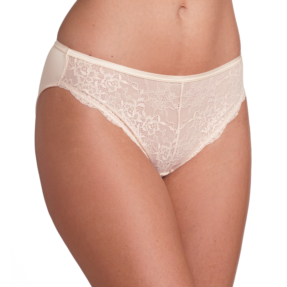 Gna Benotti Damen Slip mit Spitze hellrosa