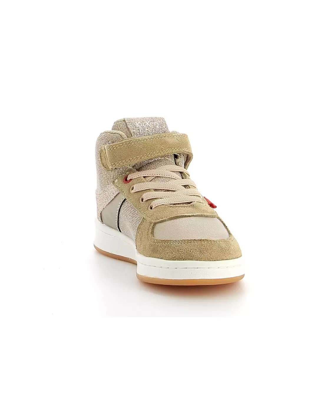 KICKERS BILBON BB MID - Baskets Beigeglitter