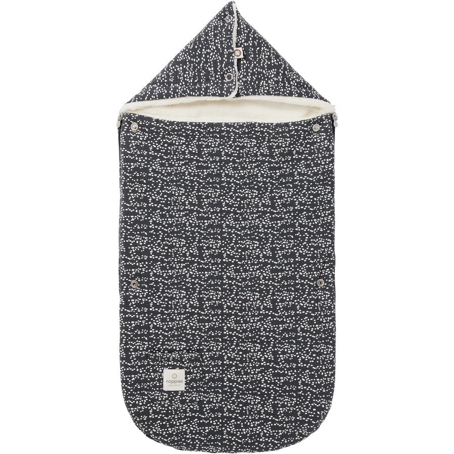 Noppies Autositz Fußsack Fancy Dot TOG 4.5 Forged Iron