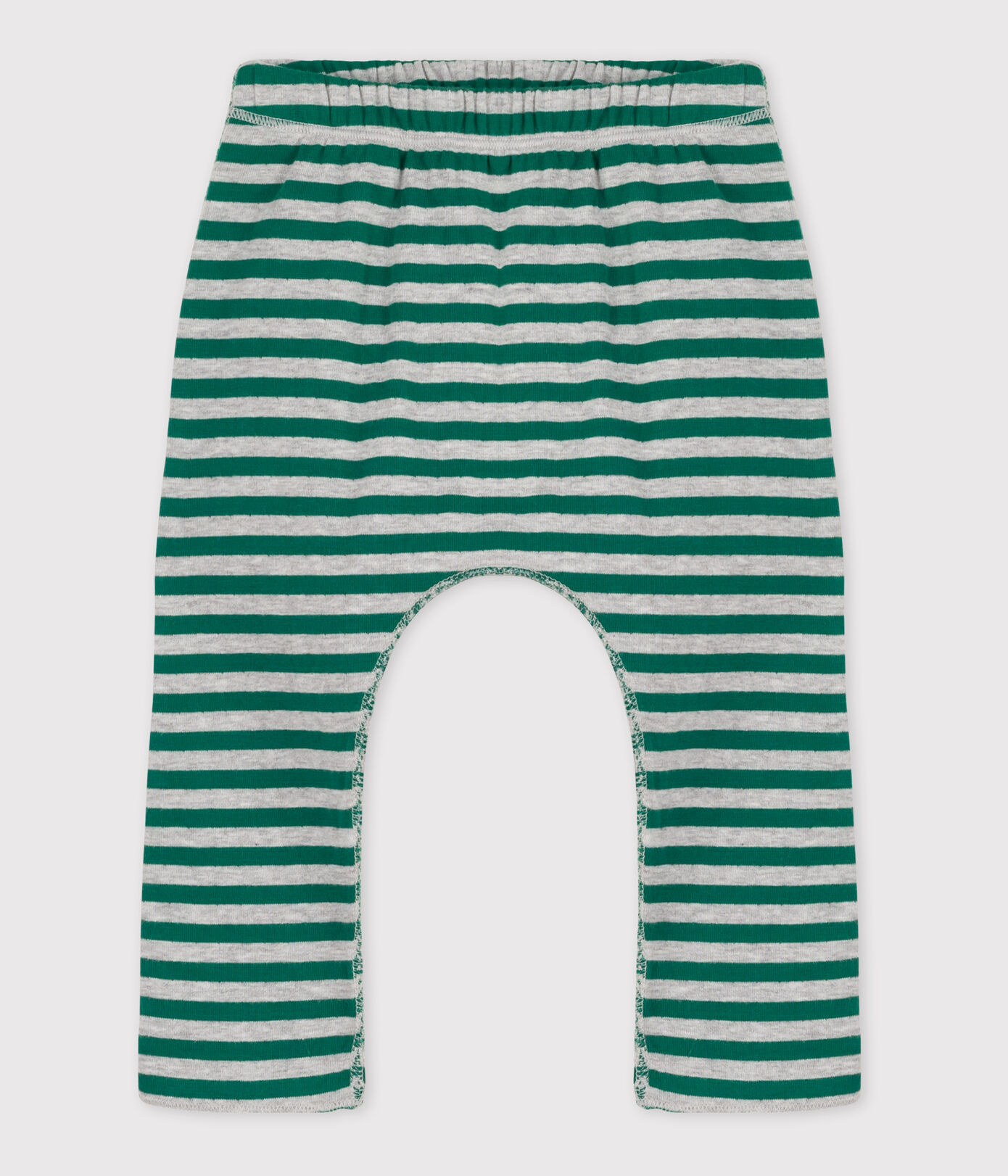 Pantalon bébé rayé en tubique