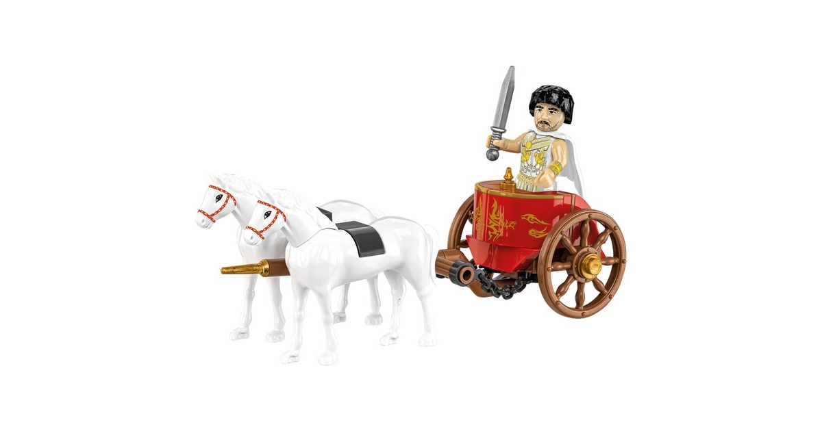 COBIImperium Romanum - Romeinse strijdwagen Constructiespeelgoed