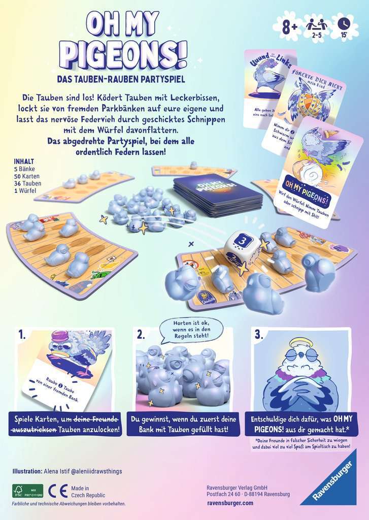 Ravensburger Spiel Oh my Pigeons!