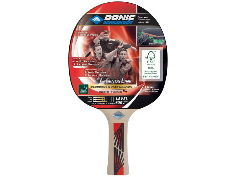 DONIC Schildkröt Tischtennisschläger Legends 600 Tischtennisschläger Legends 600