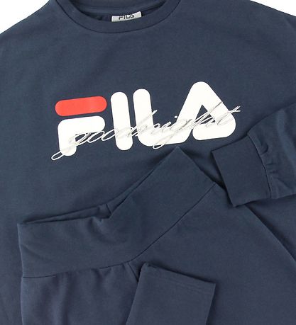 Fila Schlafanzug - Navy m. Logo