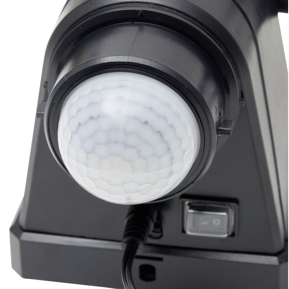 Projecteur solaire mural double tête LED détecteur de mouvement 700lms