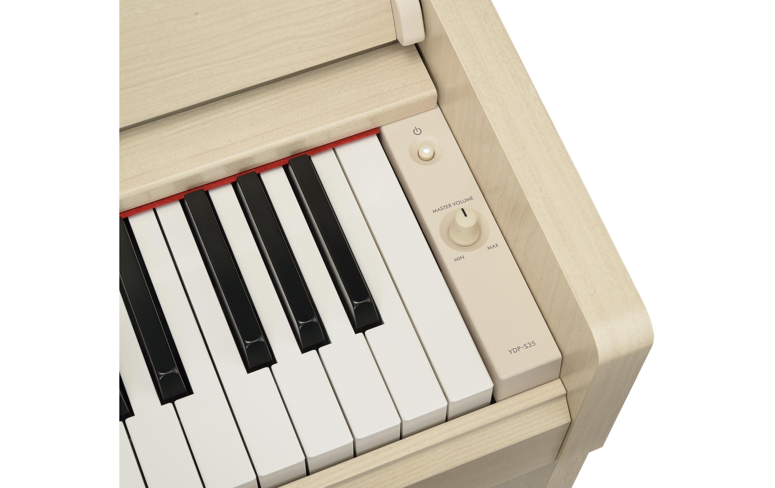 E-Piano Arius YDP-S35WA White Ash<br>E-Piano mit gewichtetem GHS-Keyboard mit 88 Tasten