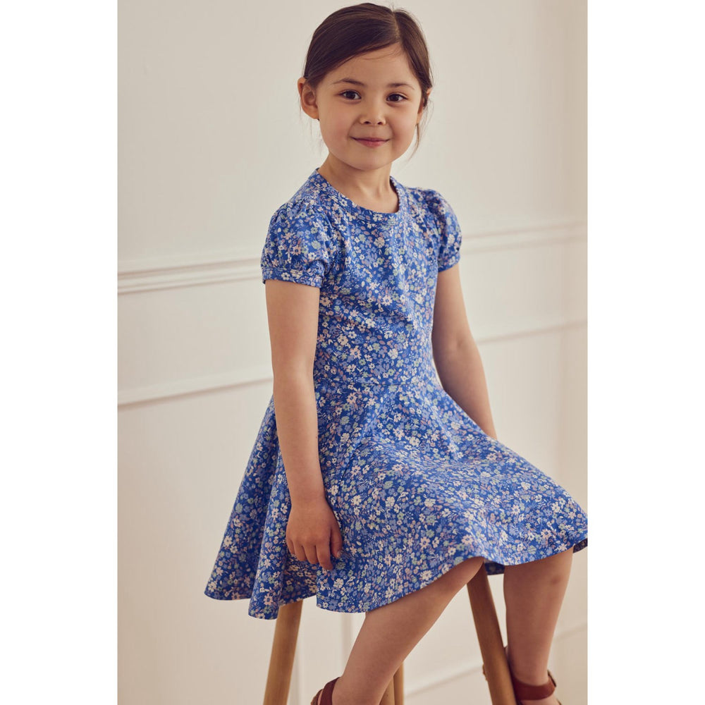 Køb Müsli Azure Blue/ Nectar/ Tofu Primrose Puff S/S Swing Kjole