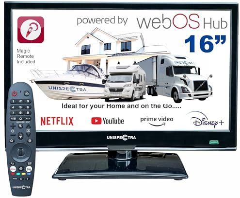 Unispectra - 16 Inch Smart TV - Full HD - 230V 24V - Triple Tuner