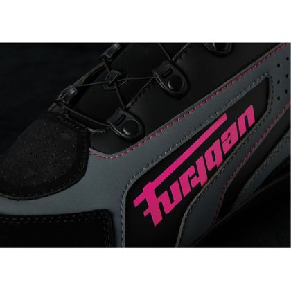 Baskets Furygan V4 EASY LADY D3O® - Noir / Rose