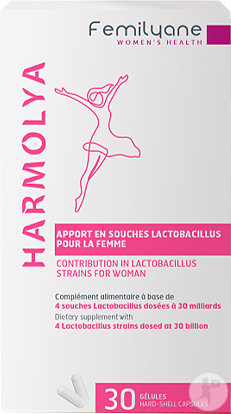 Bailleul Femilyane Harmolya Lactobacillus 30 Gélules Gastro-Résistantes