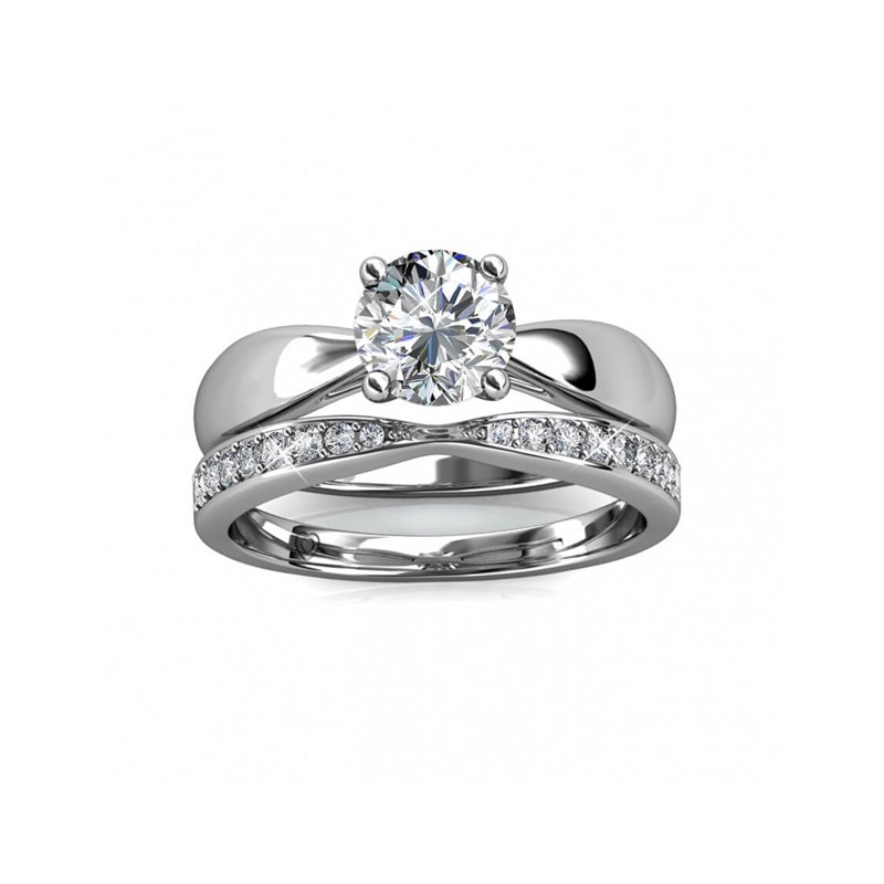Bague Prestige - Argenté et Cristal