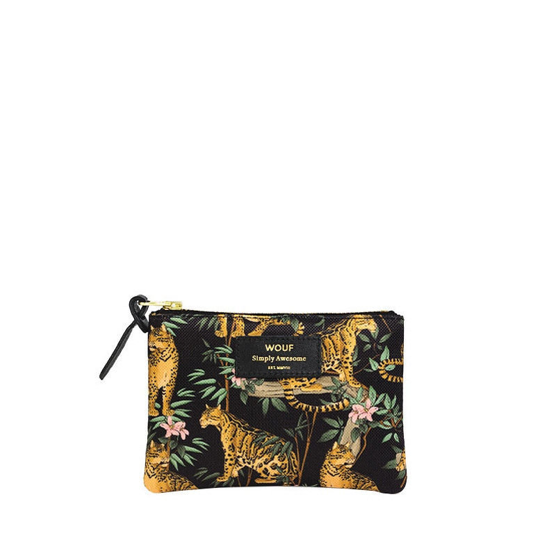 Pochette small 14cm Black Lazy Jungle