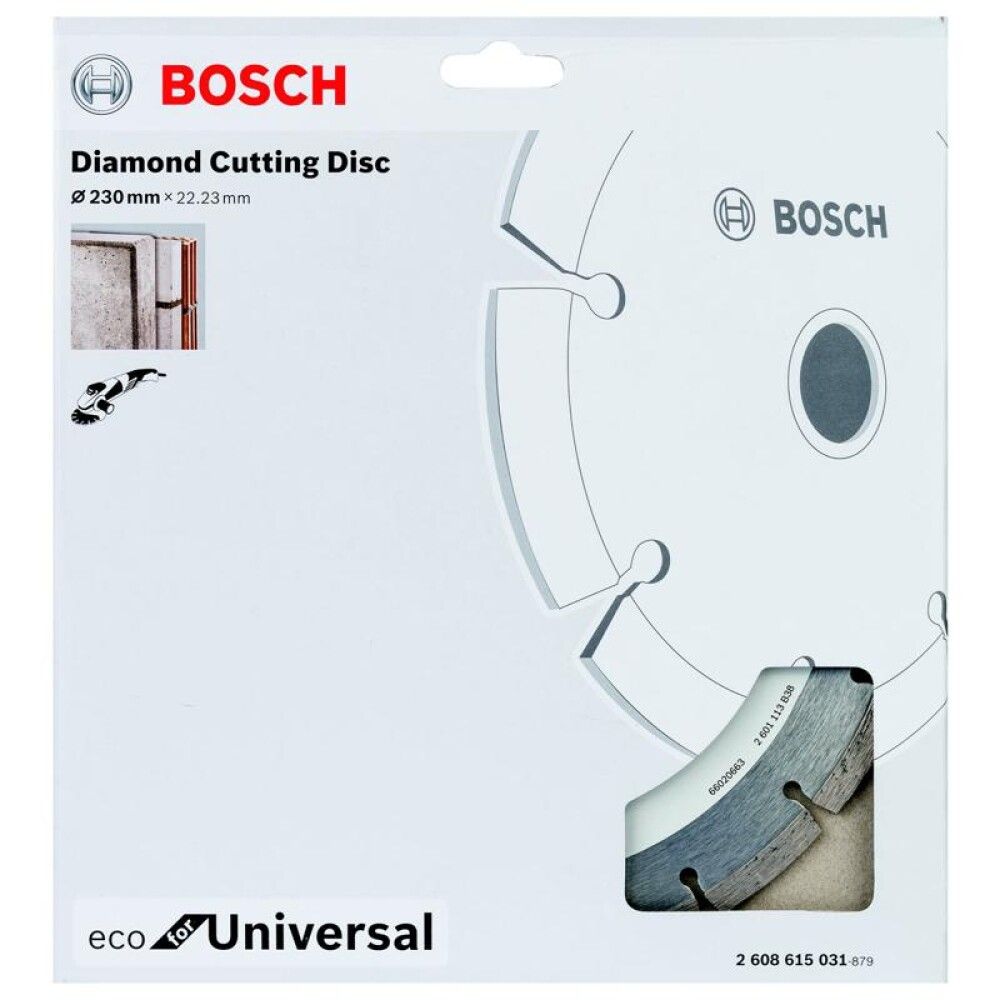 DIAMANTSKIVE BOSCH ECO UNIVERSAL 230X22 MM
