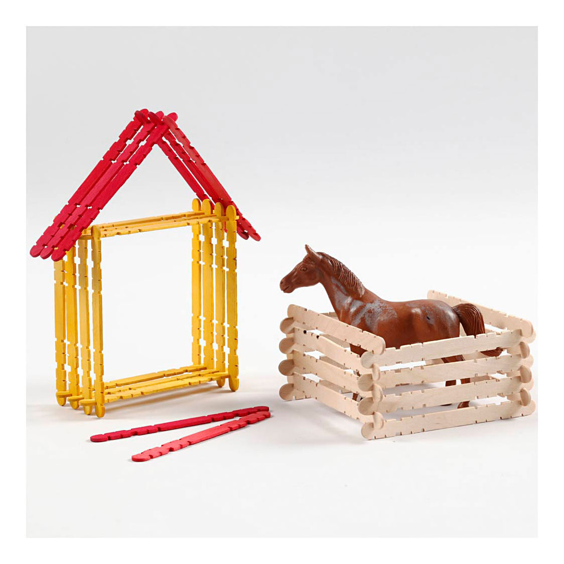 Houten Constructiestokjes, 1000st.