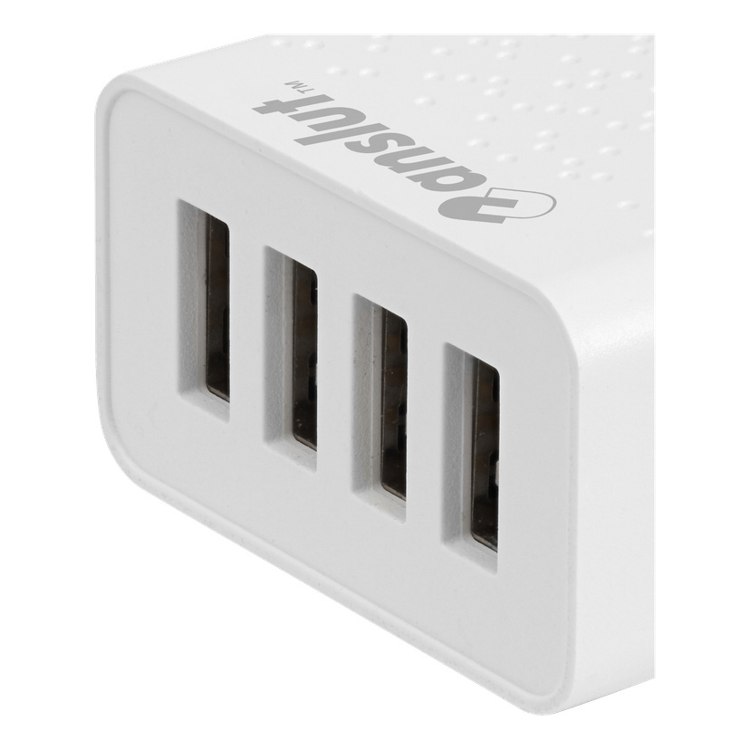 Lader USB A 24 W 5V/4,8A 110/230 V