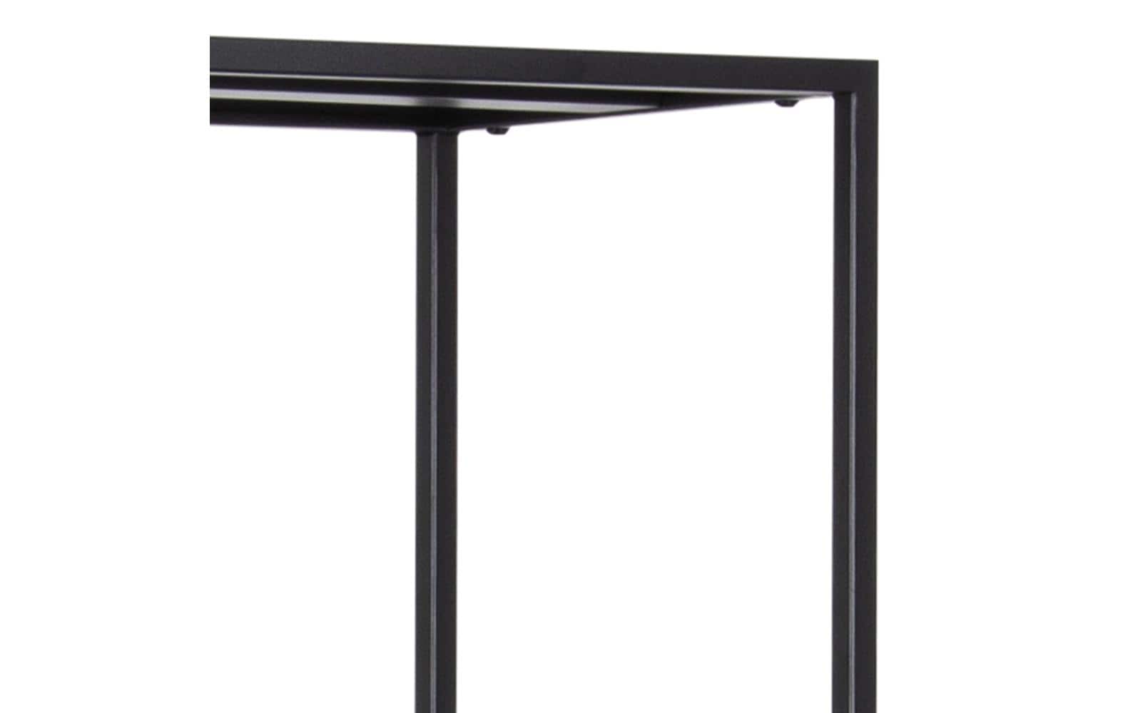 Regal Newcastle 69,5 x 30 x 185 cm, Schwarz<br>Bücherregal