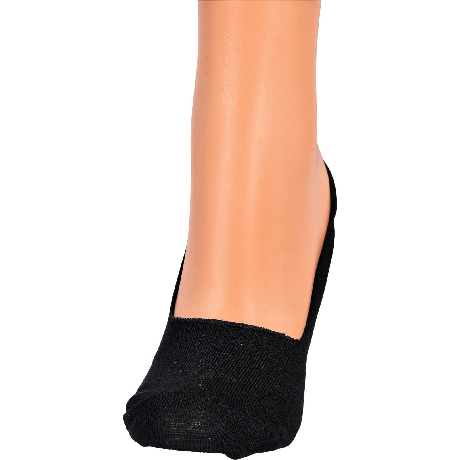 Feel Well Damen-Füsslinge, 3er-Pack schwarz