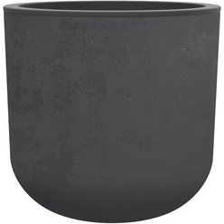 Bac à plantes rond Basalt Up – Design béton