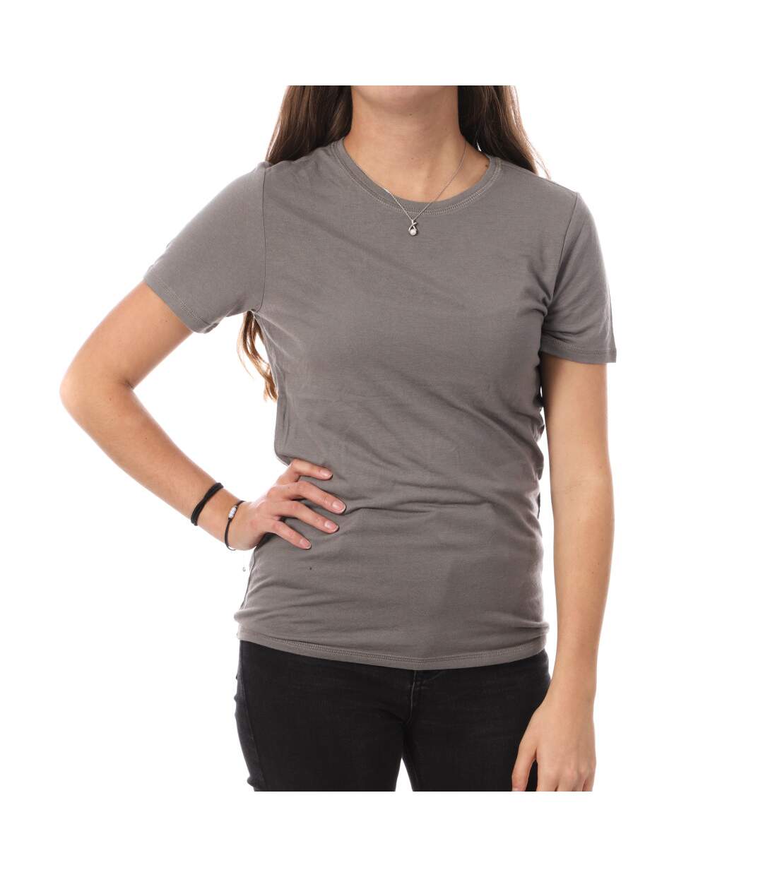 T-Shirt Gris Femme JDY Suma Wool