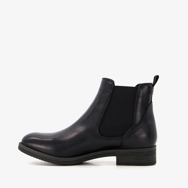 Tamaris dames lage Chelsea boots zwart