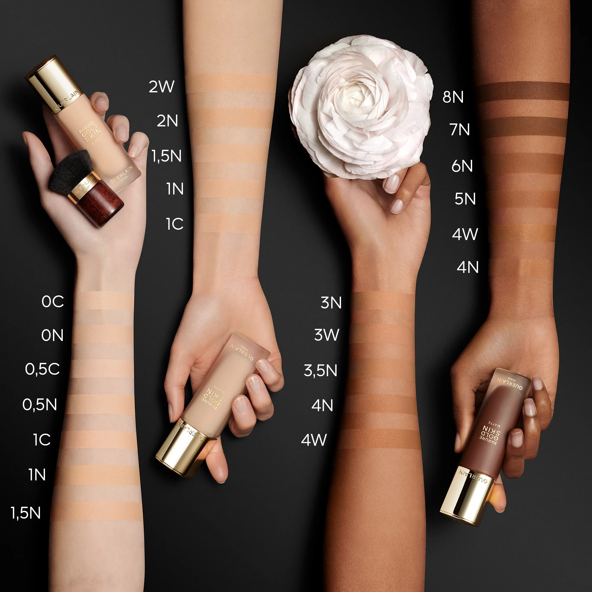 PARURE GOLD SKIN MATTE Fond de teint haute perfection sans transfert |- 4N NEUTRE