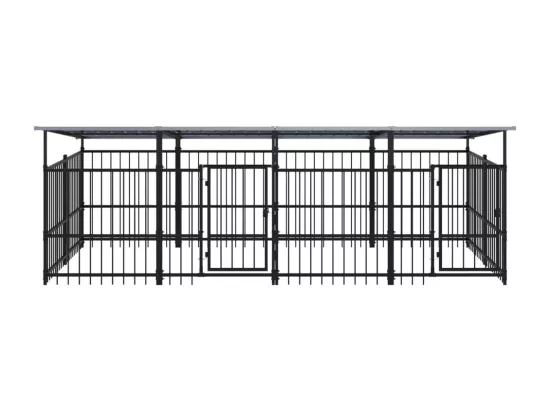 Chenil cage enclos pac noire 394 x 198 x 128 cm 02_0041768