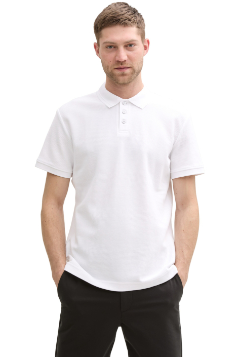 Tom Tailor witte heren polo
