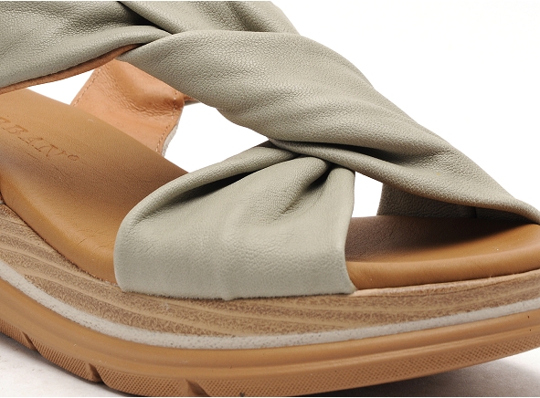 Paula urban nu pieds talons femme 24335 vert