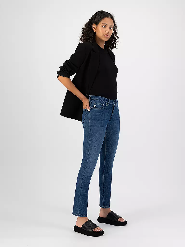MUD JEANS Jeans Straight Fit FAYE blau