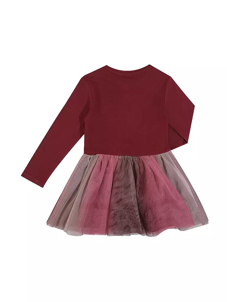 S.OLIVER Mädchen Kleid dunkelrot